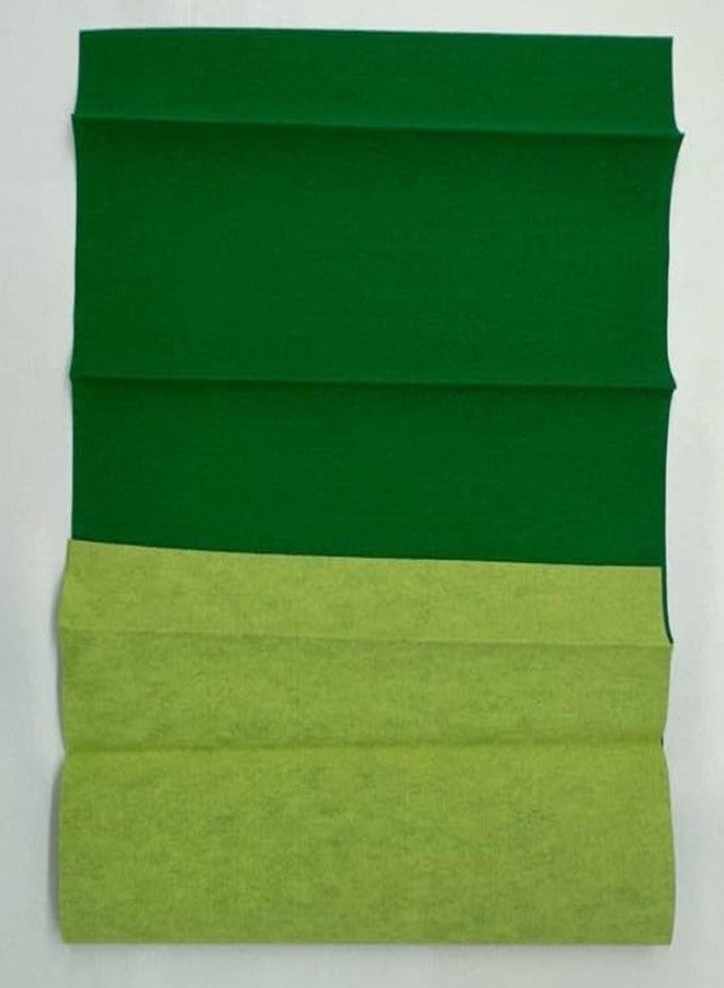 ProKart Flower Making Duplex Wrinkled Stretchable Crepe Paper for DIY Flower Making and Wrapping (Pack of 6 Sheets) (Dark Green) - Image 3